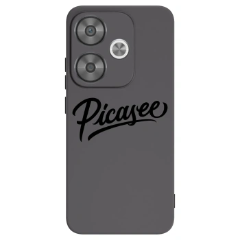 Picasee crna silikonska maskica za Xiaomi Poco F6 - Picasee - old logo - black