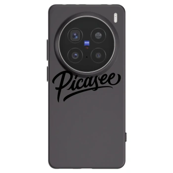 Picasee crna silikonska maskica za Vivo X200 Pro - Picasee - old logo - black