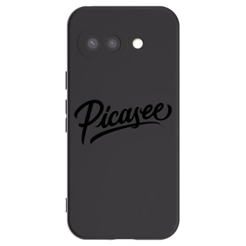 Picasee crna silikonska maskica za Google Pixel 9a - Picasee - old logo - black