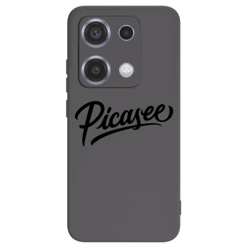Picasee crna silikonska maskica za Xiaomi Redmi Note 14S - Picasee - old logo - black