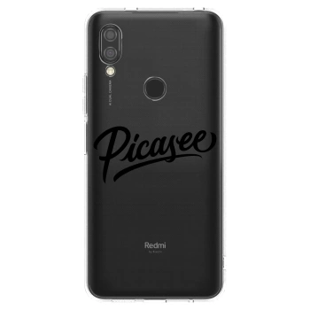 Picasee silikonska prozirna maskica za Xiaomi Redmi 7 - Picasee - old logo - black