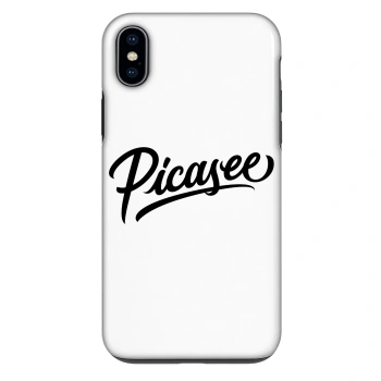 Maskica za Apple iPhone XS Max - Picasee - old logo - black