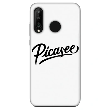 Maskica za Huawei P30 Lite - Picasee - old logo - black