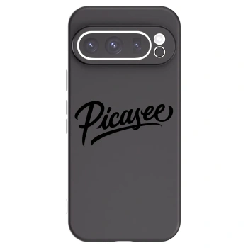 Picasee crna silikonska maskica za Google Pixel 9 Pro XL - Picasee - old logo - black