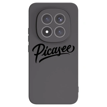 Picasee crna silikonska maskica za Xiaomi Redmi Note 15 Pro+ - Picasee - old logo - black