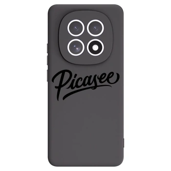 Picasee crna silikonska maskica za Xiaomi Redmi Note 15 - Picasee - old logo - black