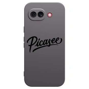 Picasee crna silikonska maskica za Google Pixel 10a - Picasee - old logo - black