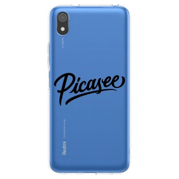 Picasee silikonska prozirna maskica za Xiaomi Redmi 7A - Picasee - old logo - black