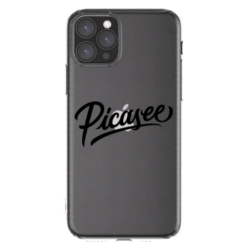 Picasee silikonska prozirna maskica za Apple iPhone 11 Pro - Picasee - old logo - black