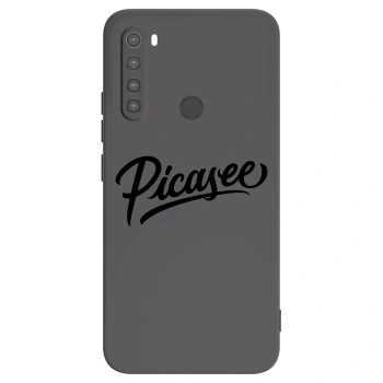 Picasee crna silikonska maskica za Xiaomi Redmi Note 8 - Picasee - old logo - black