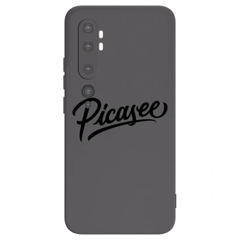 Picasee crna silikonska maskica za Xiaomi Mi Note 10 (Pro) - Picasee - old logo - black