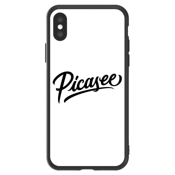 Picasee ULTIMATE CASE za Apple iPhone X/XS - Picasee - old logo - black