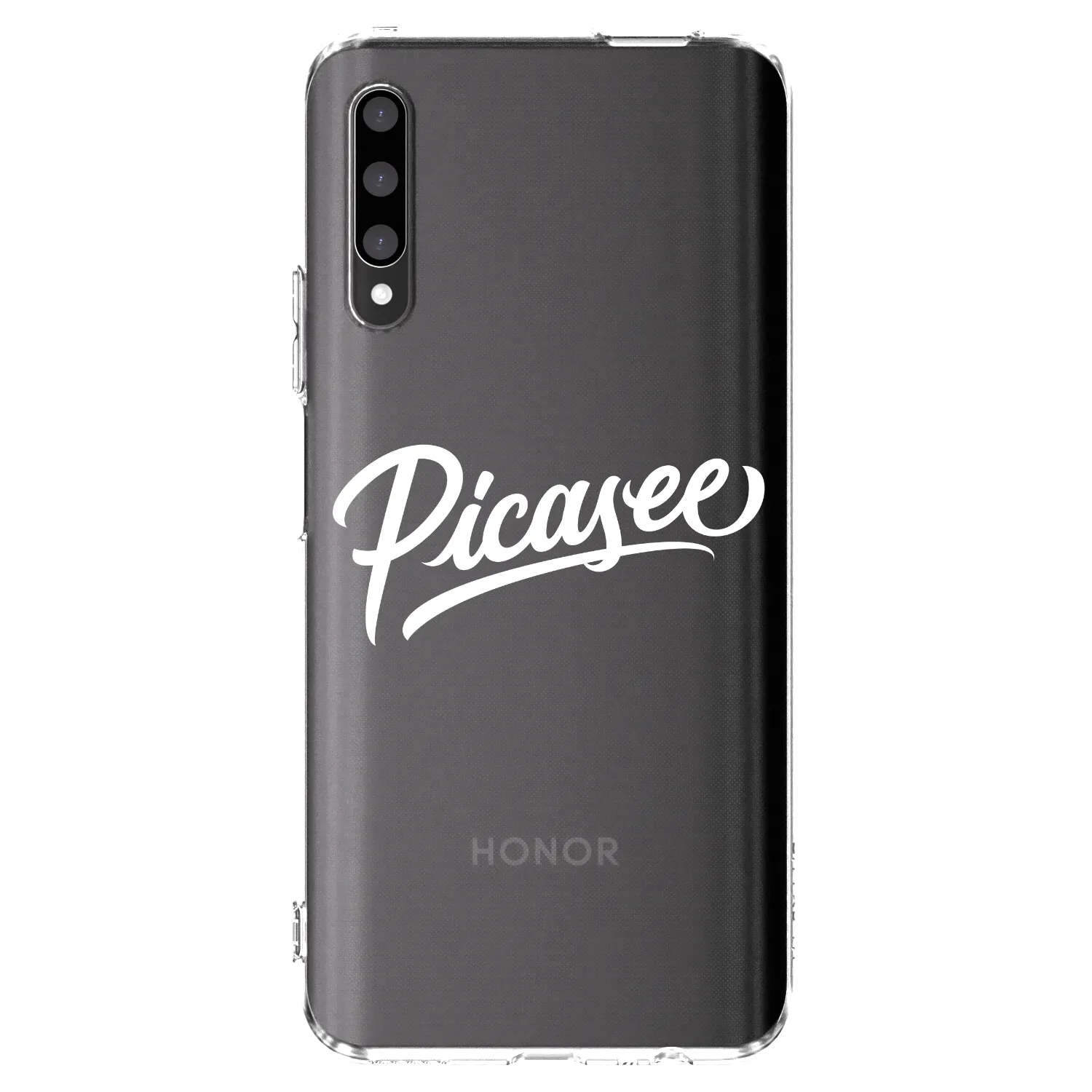 Picasee silikonska prozirna maskica za Honor 9X Pro - Picasee - old logo - white