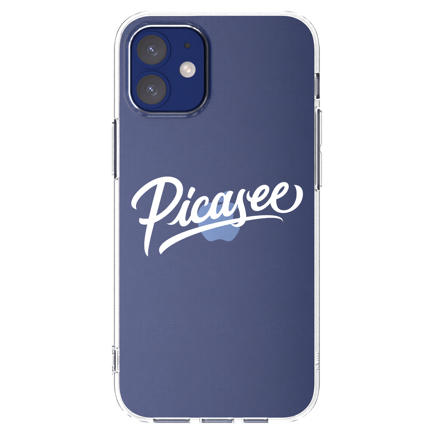 Picasee silikonska prozirna maskica za Apple iPhone 12 mini - Picasee - old logo - white