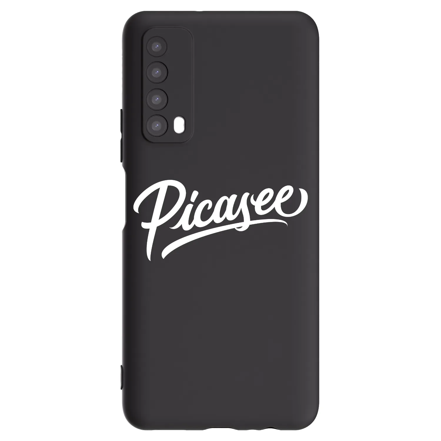 Picasee crna silikonska maskica za Huawei P Smart 2021 - Picasee - old logo - white