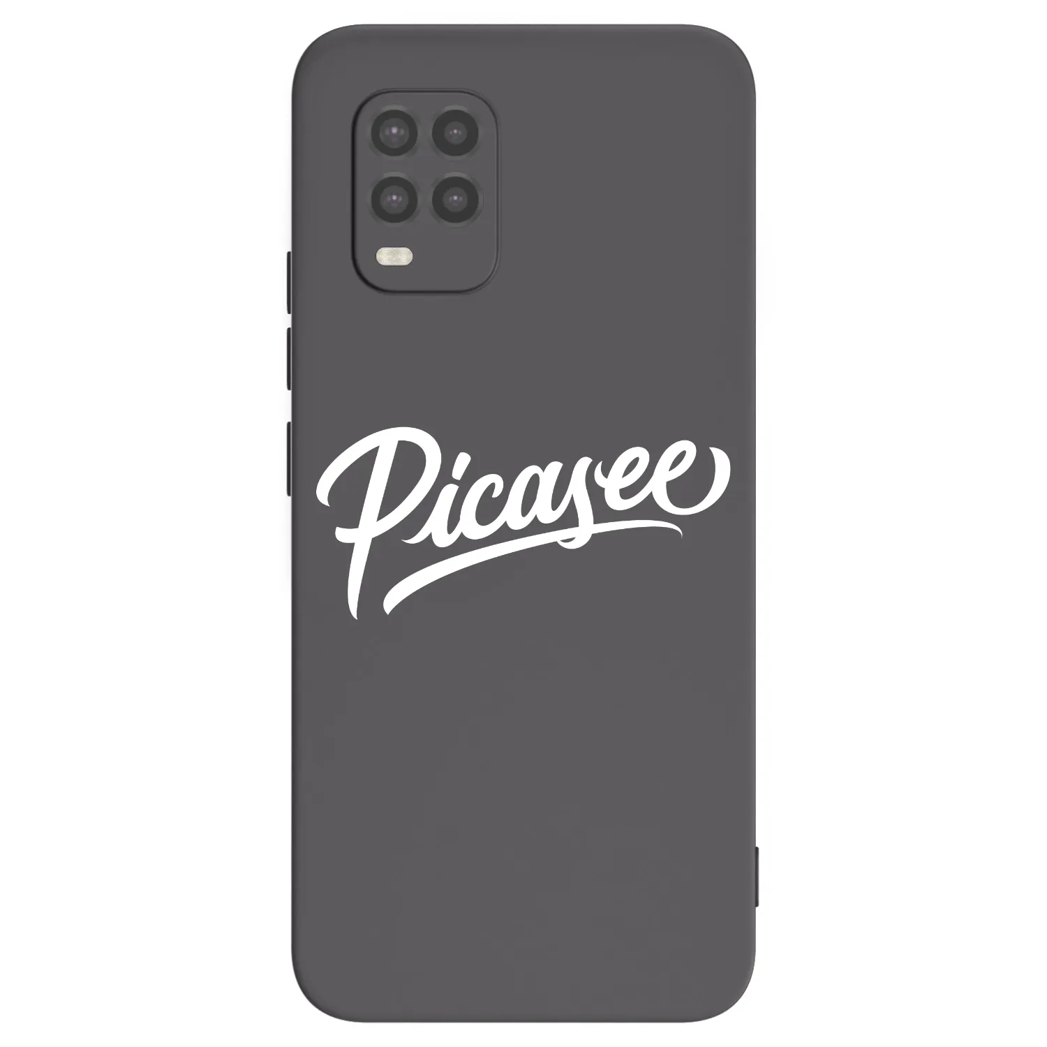 Picasee crna silikonska maskica za Xiaomi Mi 10 Lite - Picasee - old logo - white