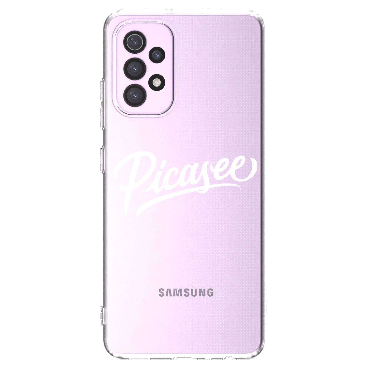 Picasee silikonska prozirna maskica za Samsung Galaxy A32 5G A326B - Picasee - old logo - white