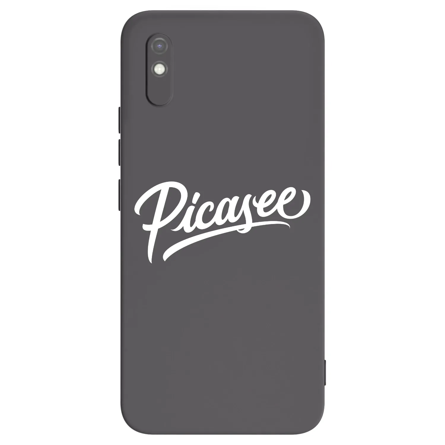 Picasee crna silikonska maskica za Xiaomi Redmi 9AT - Picasee - old logo - white