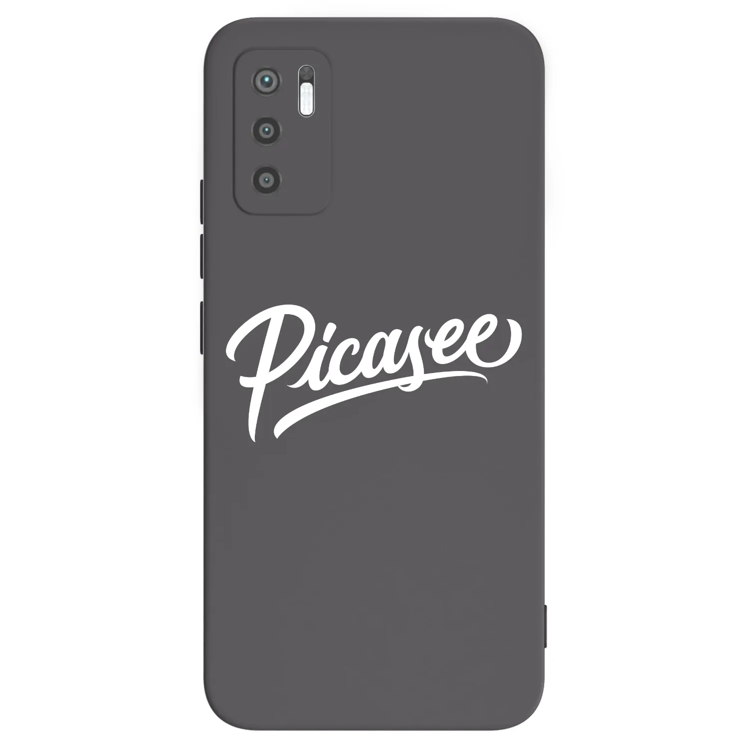 Picasee crna silikonska maskica za Xiaomi Redmi Note 10 5G - Picasee - old logo - white