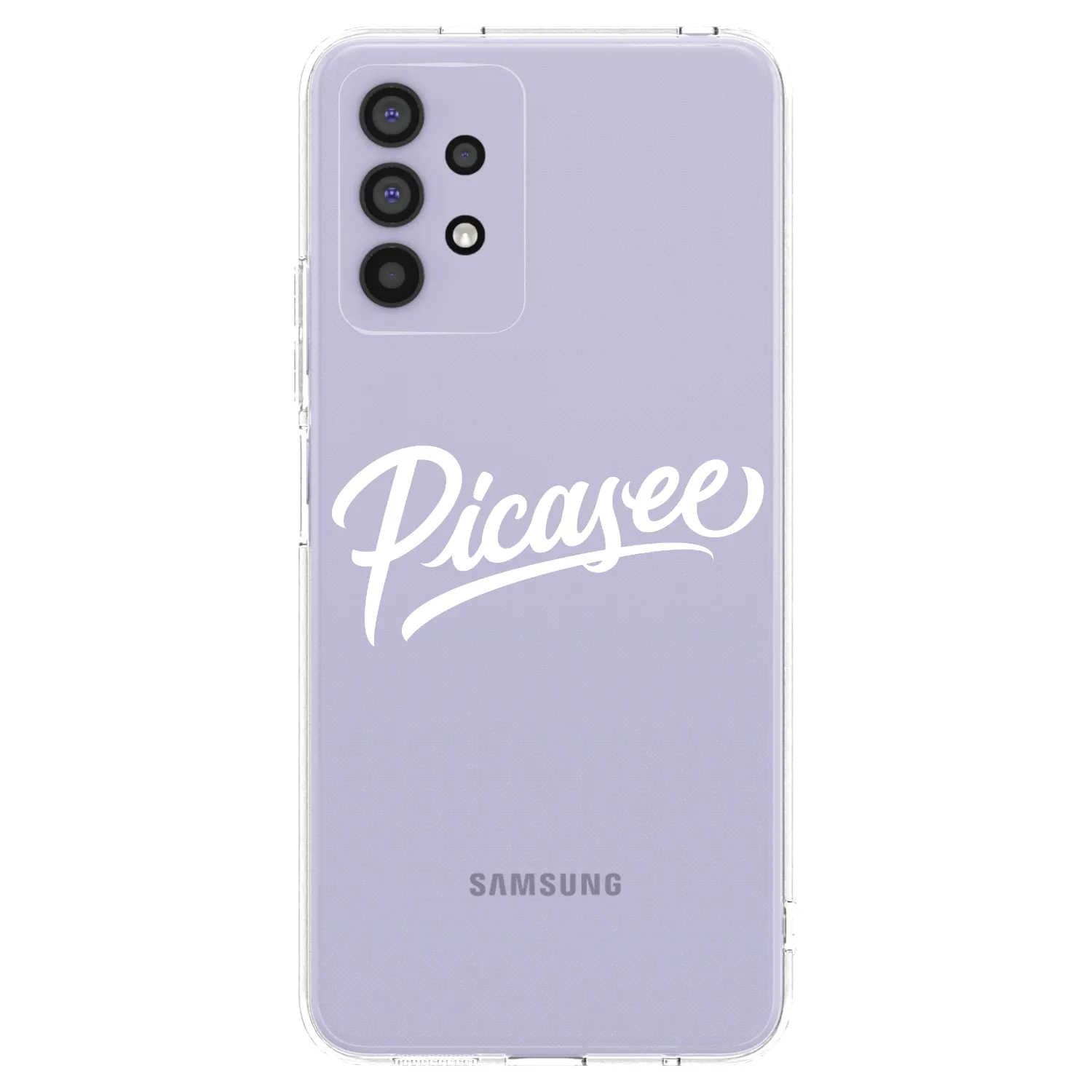 Picasee silikonska prozirna maskica za Samsung Galaxy A32 4G SM-A325F - Picasee - old logo - white