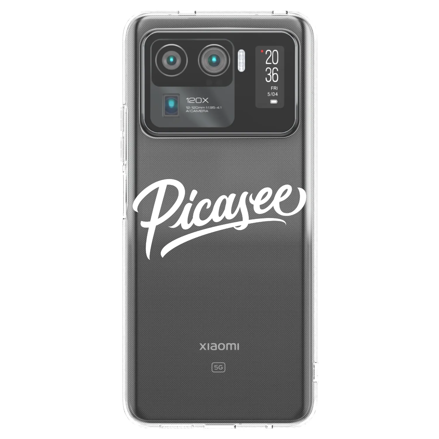 Picasee silikonska prozirna maskica za Xiaomi Mi 11 Ultra - Picasee - old logo - white