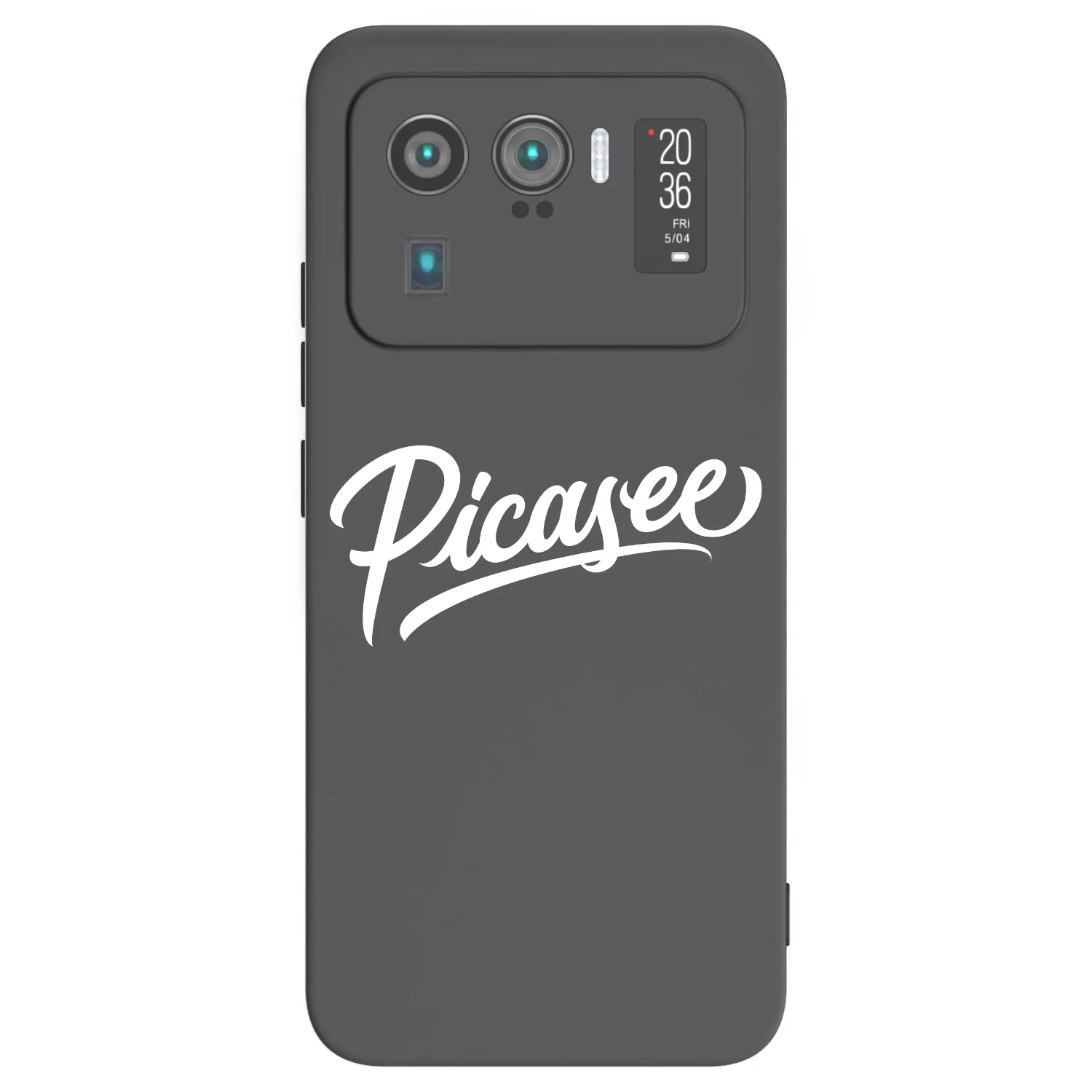 Picasee crna silikonska maskica za Xiaomi Mi 11 Ultra - Picasee - old logo - white
