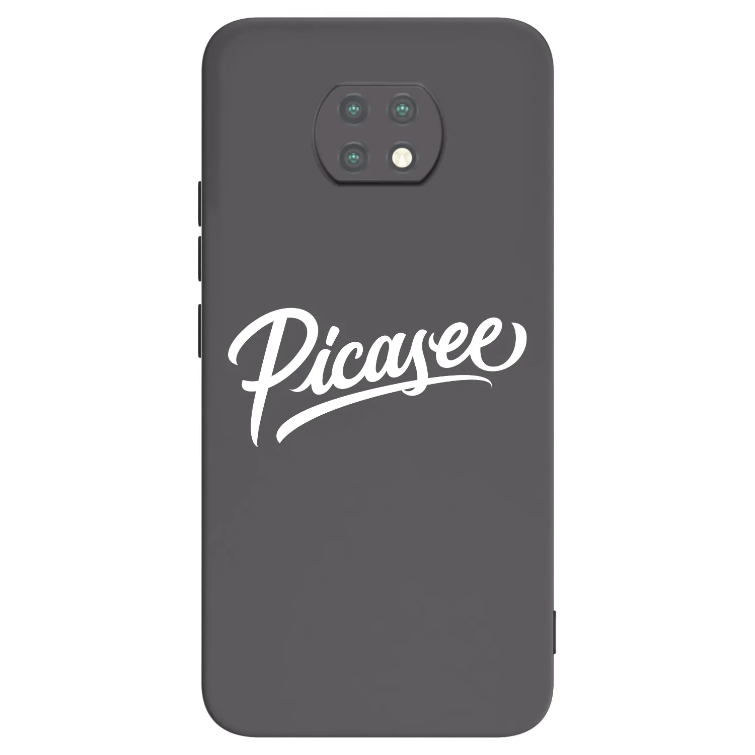 Picasee crna silikonska maskica za Xiaomi Redmi Note 9T - Picasee - old logo - white