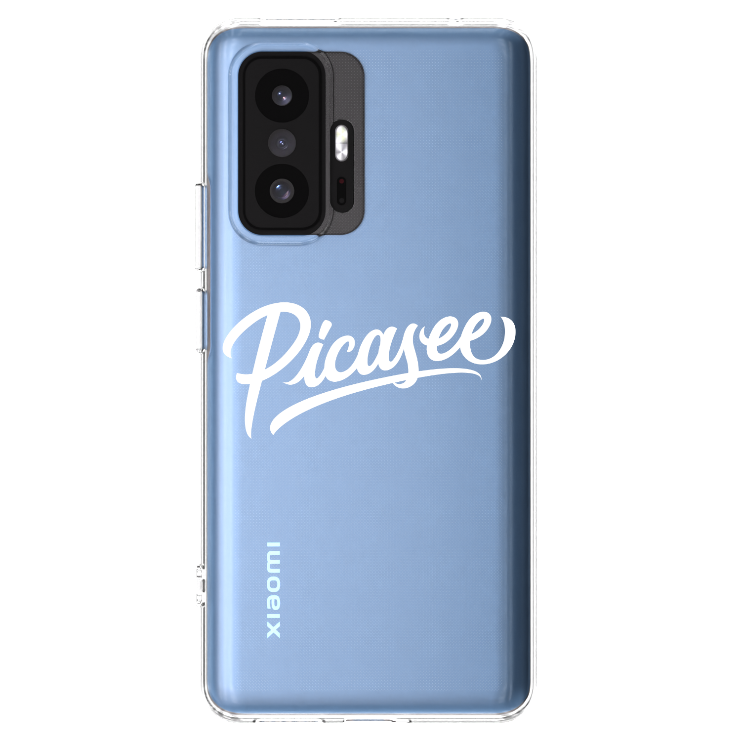 Picasee silikonska prozirna maskica za Xiaomi 11T Pro - Picasee - old logo - white