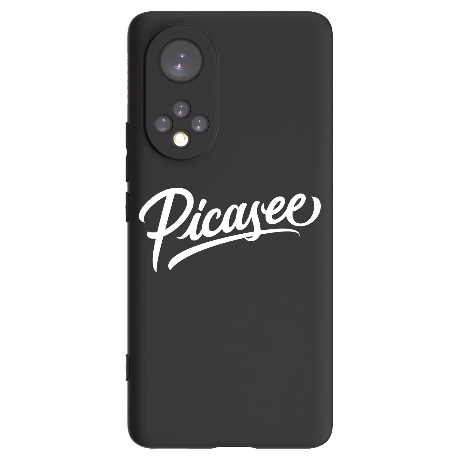 Picasee crna silikonska maskica za Huawei Nova 9 - Picasee - old logo - white