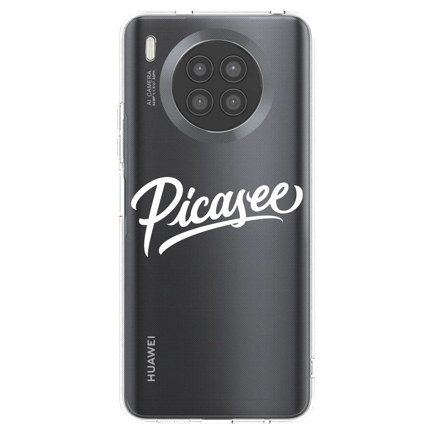 Picasee silikonska prozirna maskica za Huawei Nova 8i - Picasee - old logo - white