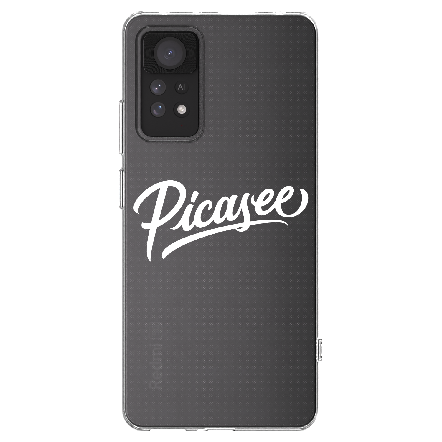 Picasee silikonska prozirna maskica za Xiaomi Redmi Note 11 Pro 5G - Picasee - old logo - white