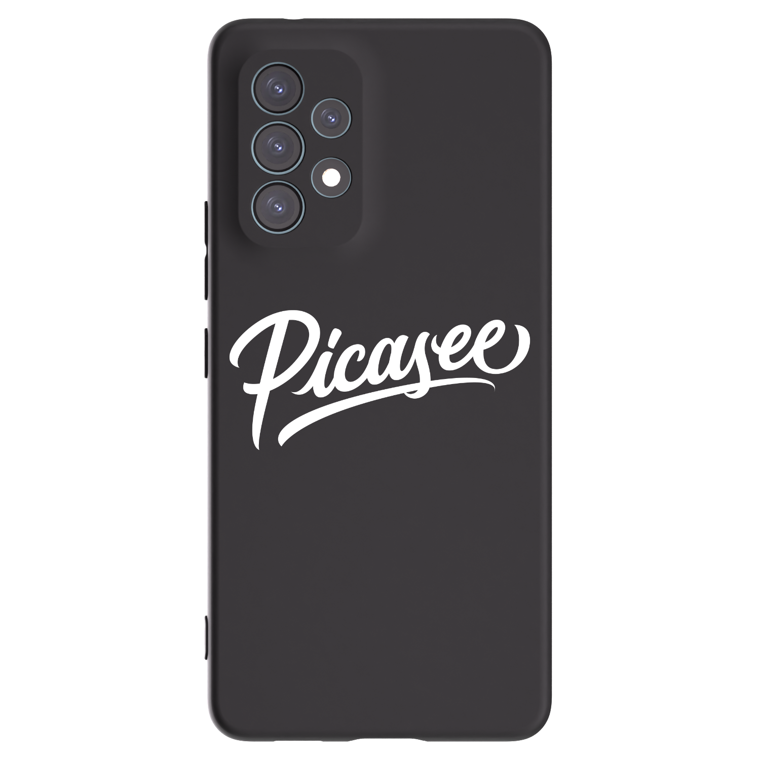 Picasee crna silikonska maskica za Samsung Galaxy A53 5G A536 - Picasee - old logo - white