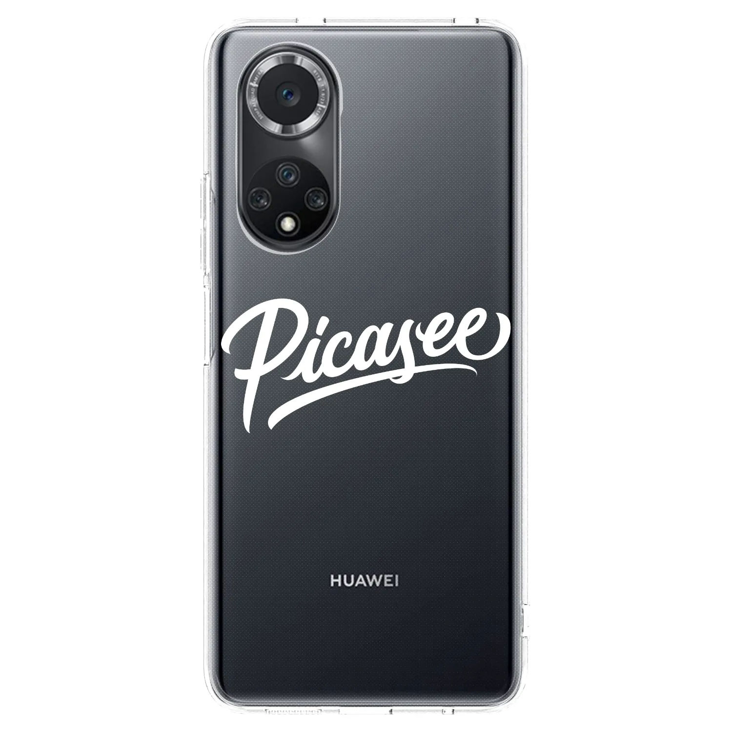 Picasee silikonska prozirna maskica za Huawei Nova 9 SE - Picasee - old logo - white