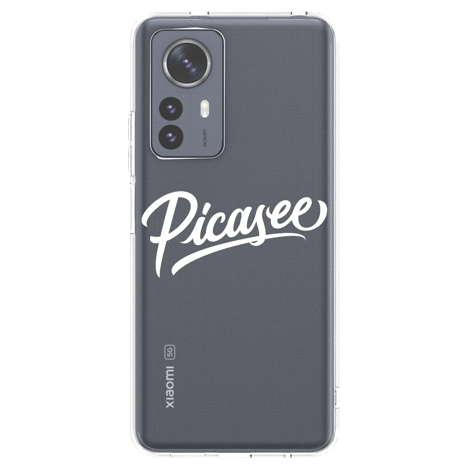 Picasee silikonska prozirna maskica za Xiaomi 12 Pro - Picasee - old logo - white