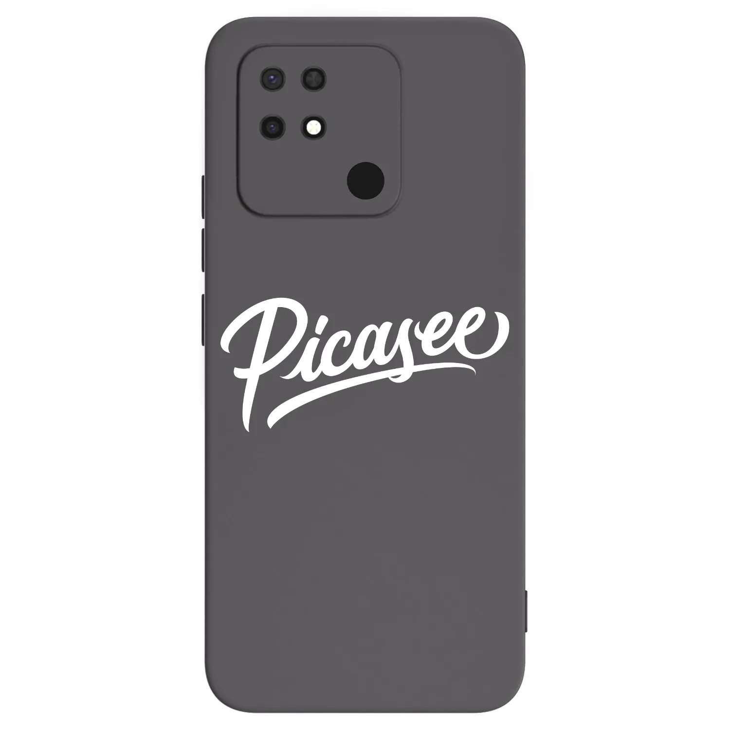 Picasee crna silikonska maskica za Xiaomi Redmi 10C - Picasee - old logo - white
