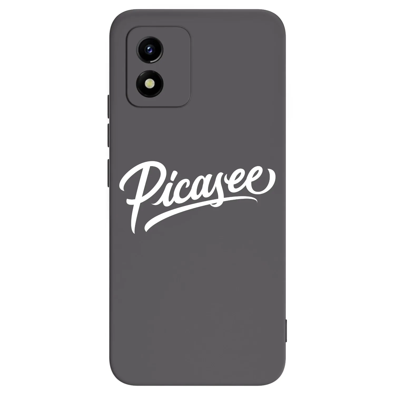 Picasee crna silikonska maskica za Vivo Y01 - Picasee - old logo - white