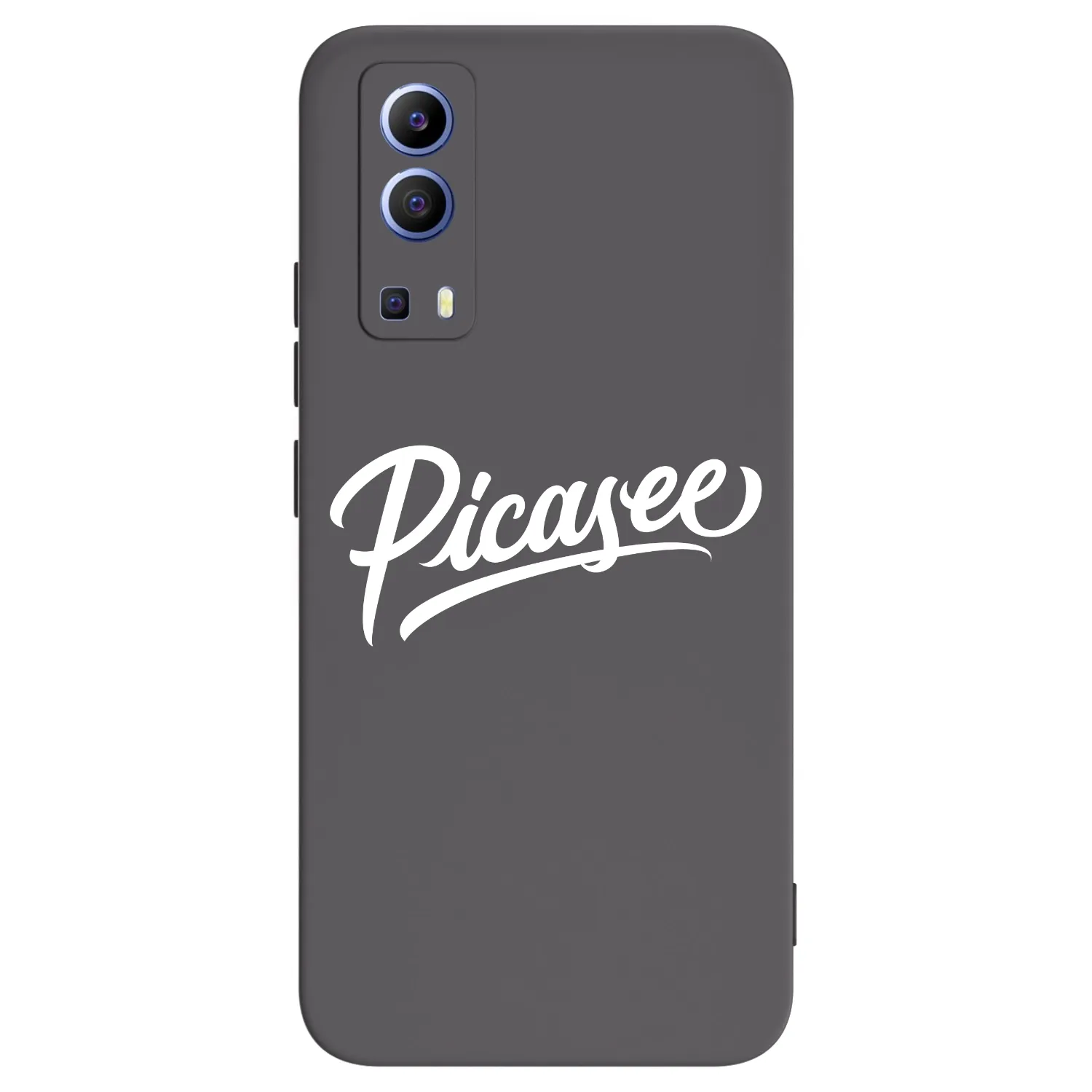Picasee crna silikonska maskica za Vivo Y52 5G - Picasee - old logo - white