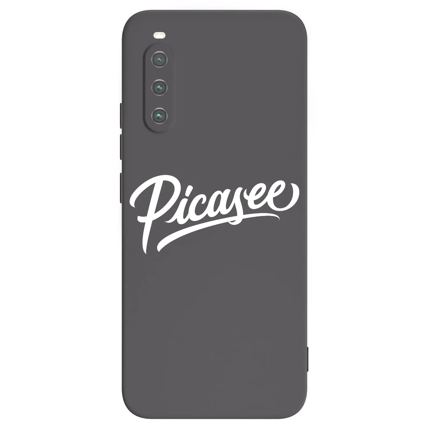 Picasee crna silikonska maskica za Sony Xperia 10 IV 5G - Picasee - old logo - white