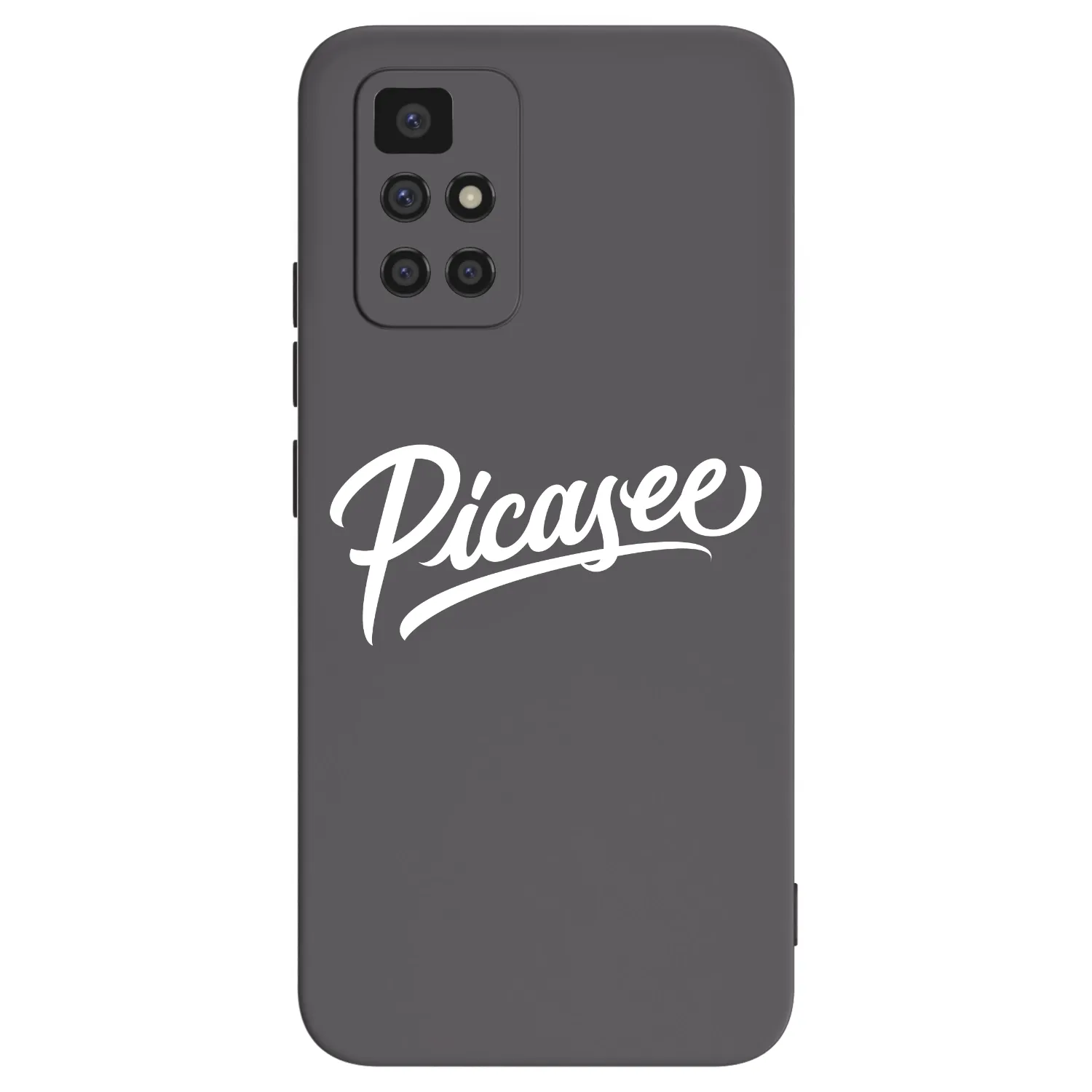 Picasee crna silikonska maskica za Xiaomi Redmi 10 (2022) - Picasee - old logo - white