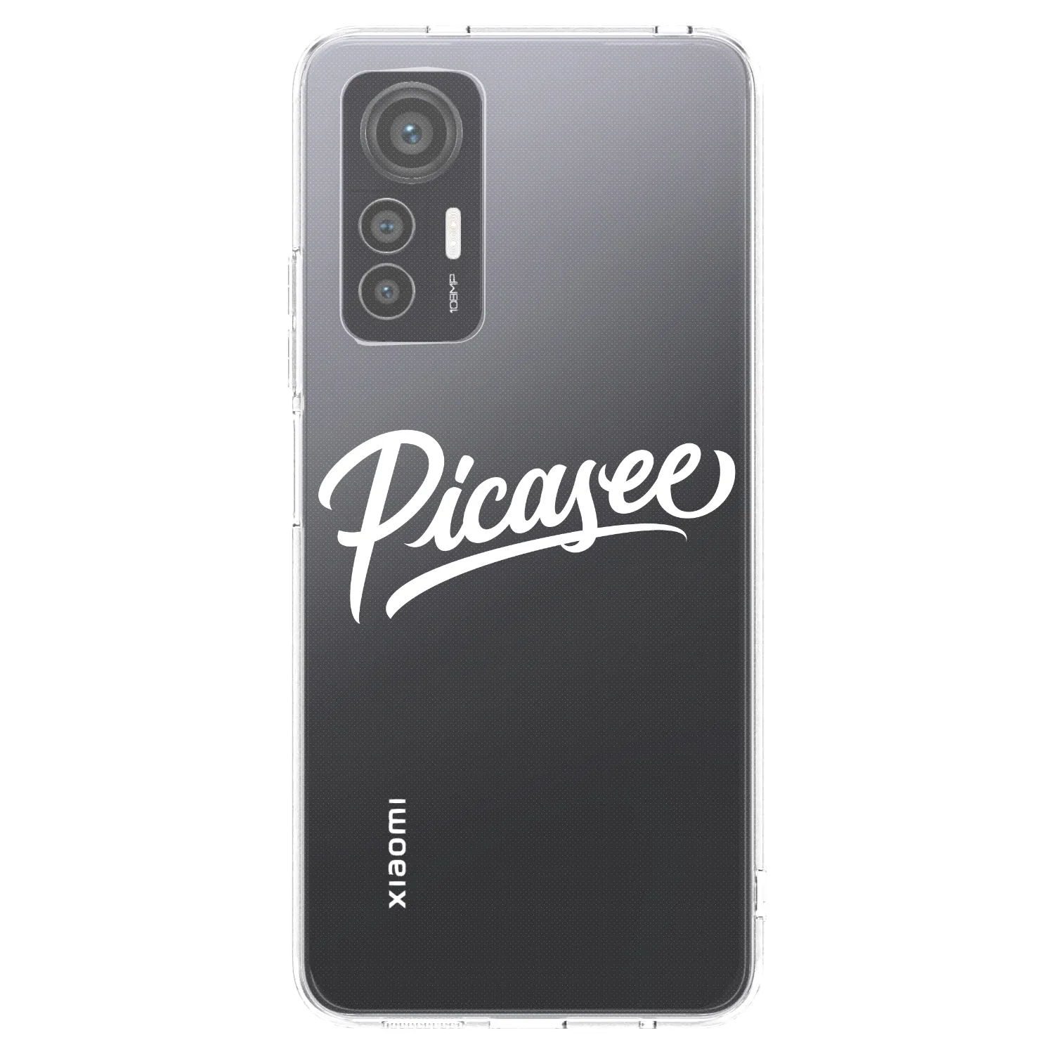 Picasee silikonska prozirna maskica za Xiaomi 12 Lite - Picasee - old logo - white