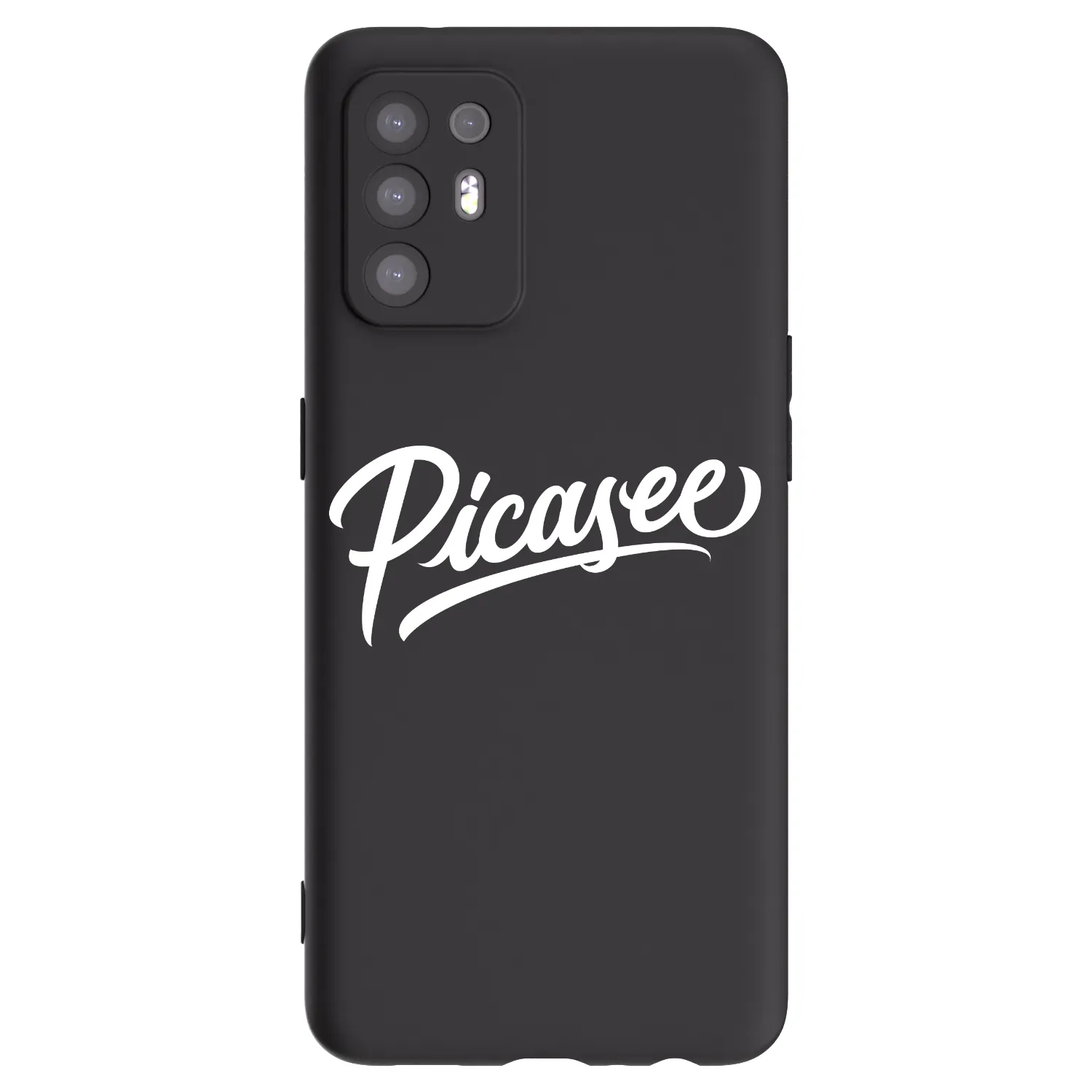 Picasee crna silikonska maskica za OPPO A94 5G - Picasee - old logo - white