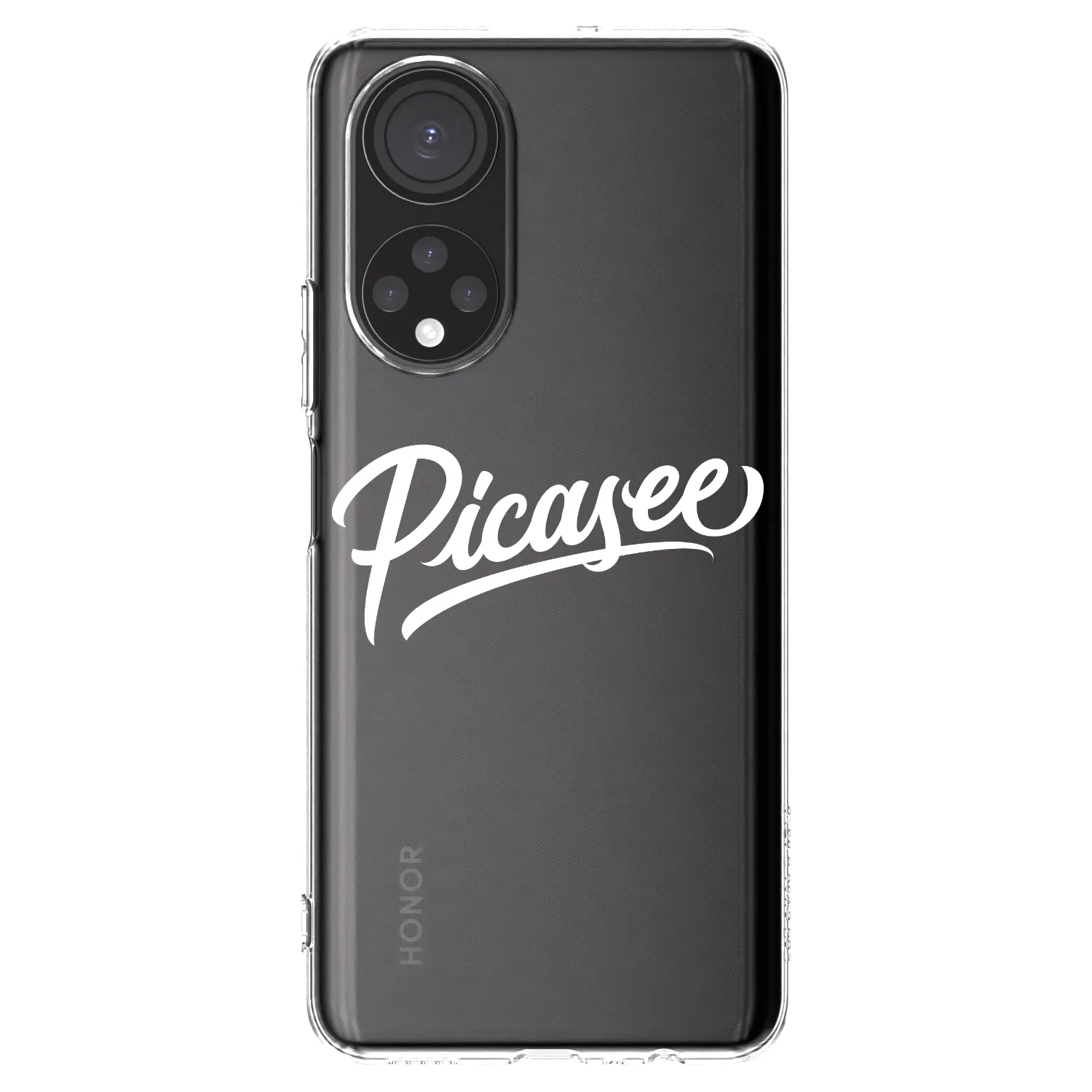 Picasee silikonska prozirna maskica za Honor X7 - Picasee - old logo - white