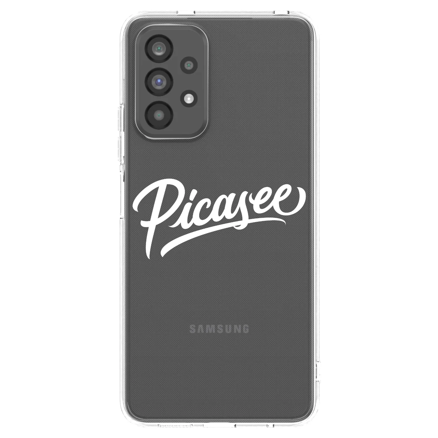 Picasee silikonska prozirna maskica za Samsung Galaxy A73 5G - Picasee - old logo - white