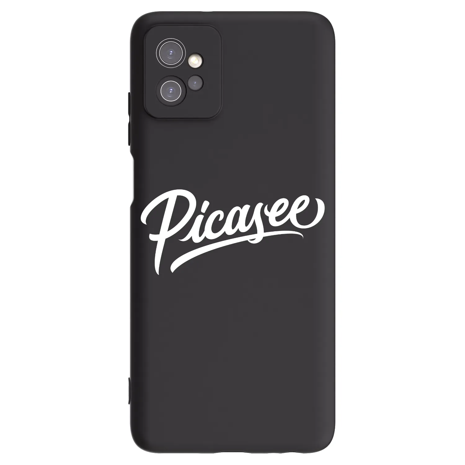 Picasee crna silikonska maskica za Motorola Moto G32 - Picasee - old logo - white