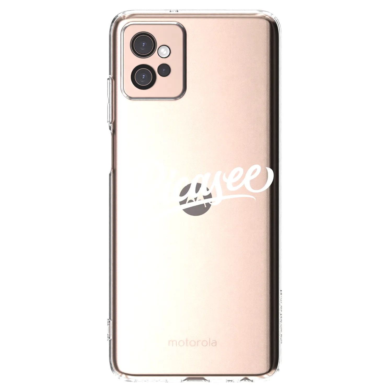 Picasee silikonska prozirna maskica za Motorola Moto G32 - Picasee - old logo - white