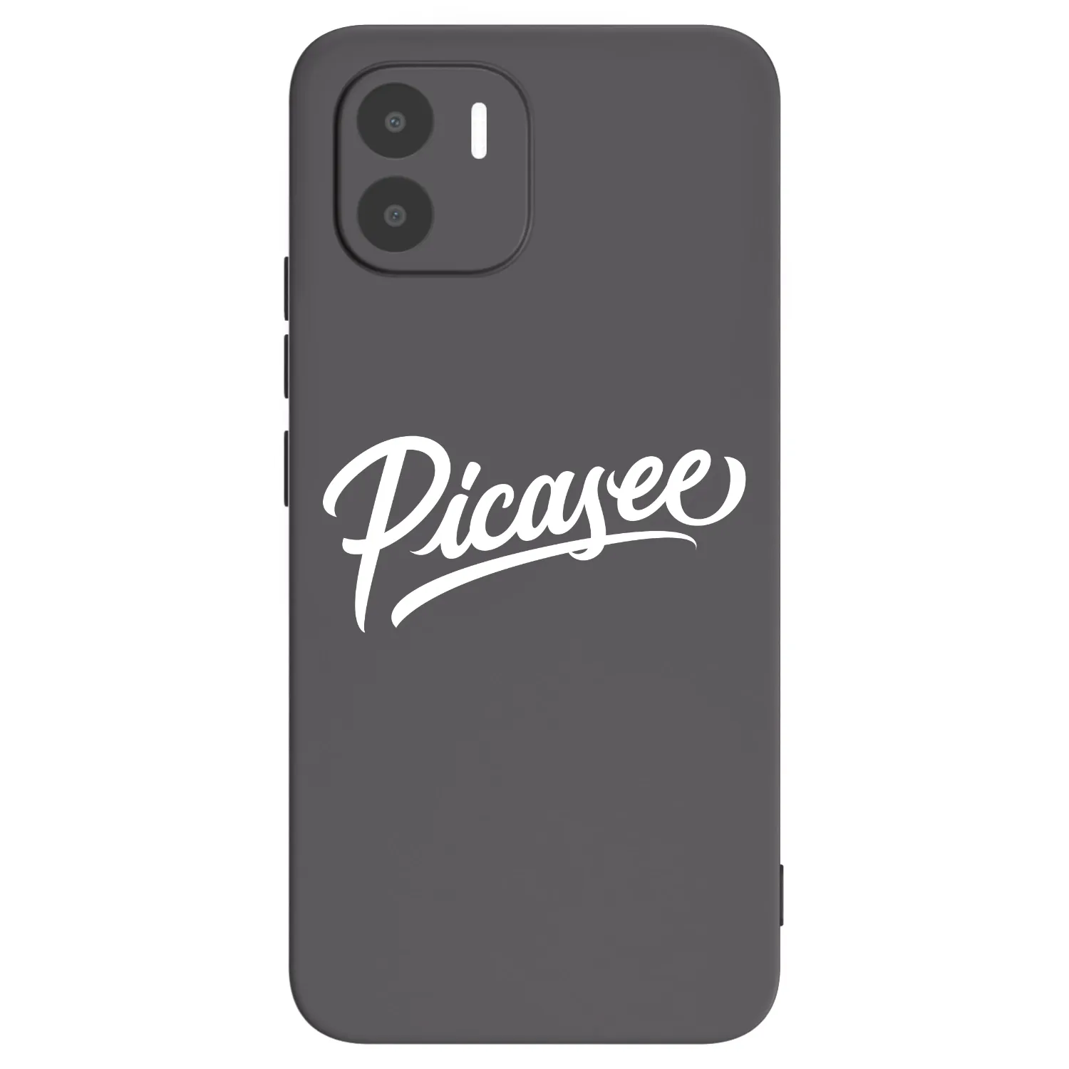 Picasee crna silikonska maskica za Xiaomi Redmi A1 - Picasee - old logo - white