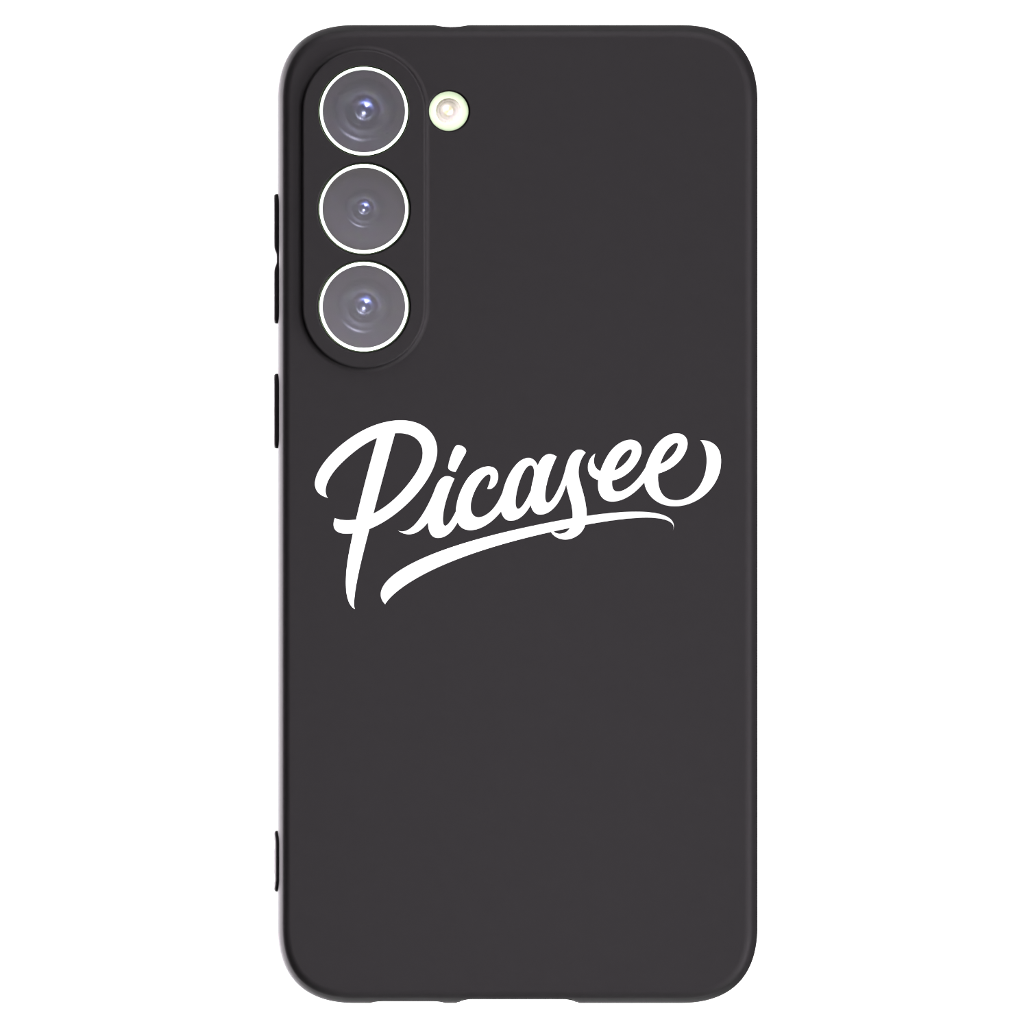 Picasee crna silikonska maskica za Samsung Galaxy S23+ 5G - Picasee - old logo - white