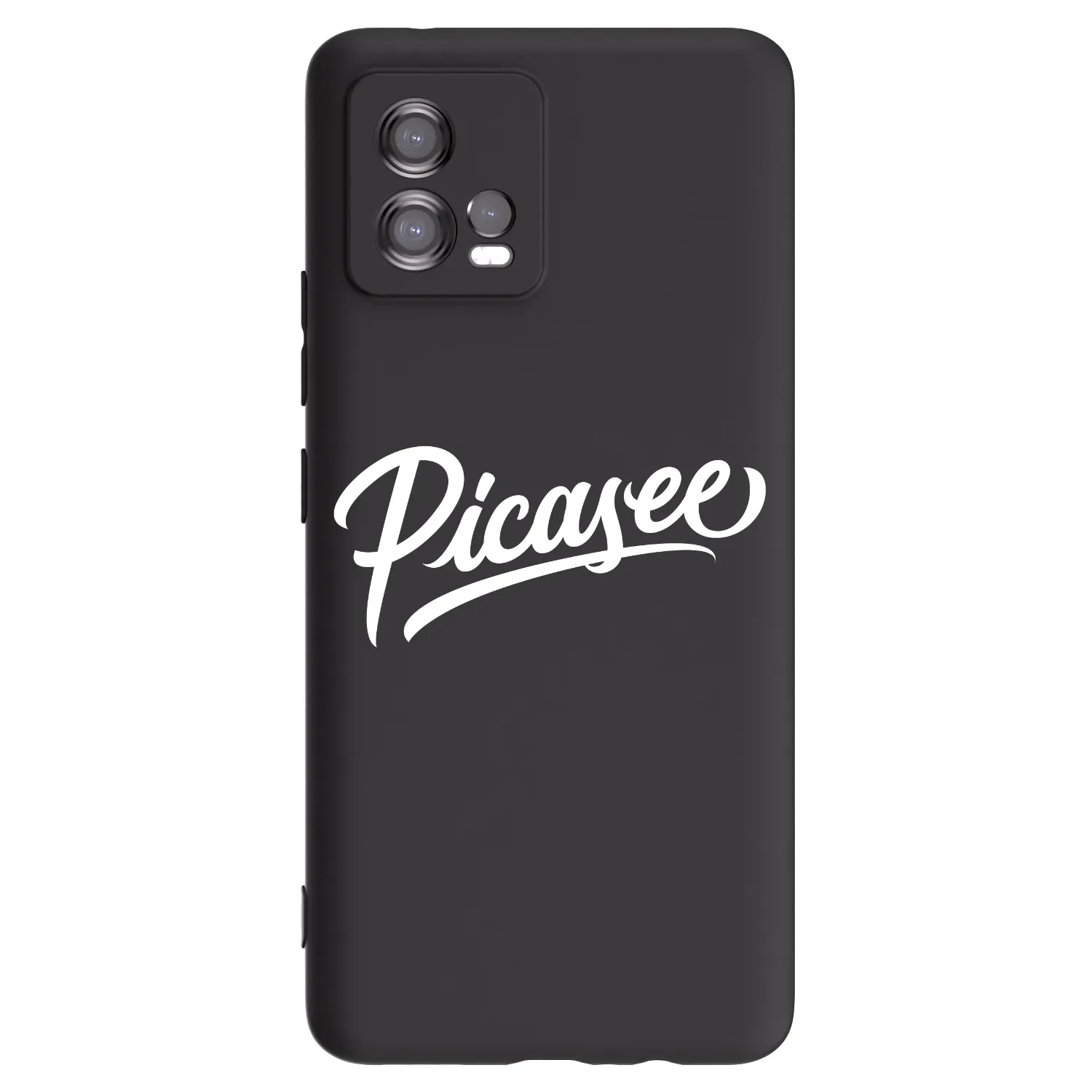 Picasee crna silikonska maskica za Motorola Moto G72 - Picasee - old logo - white