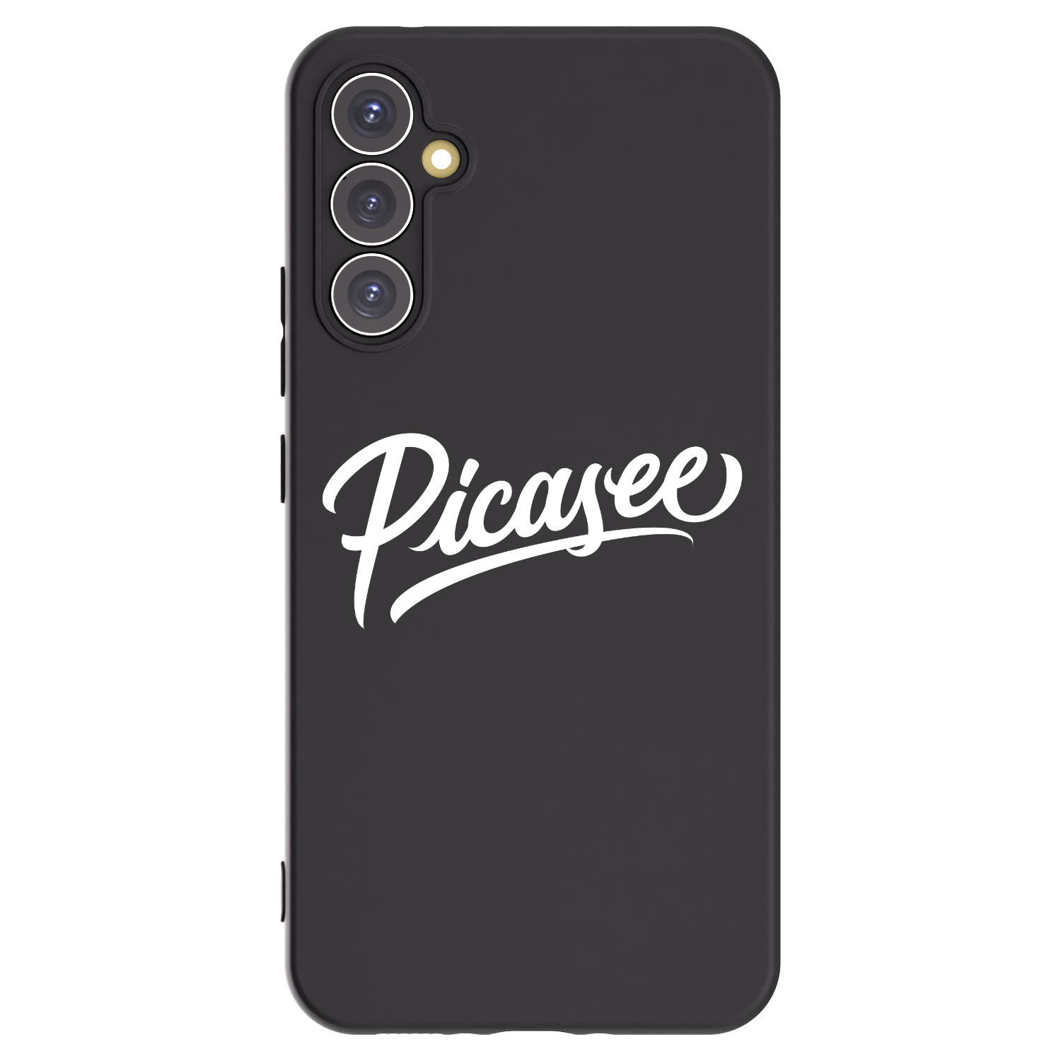 Picasee crna silikonska maskica za Samsung Galaxy A34 5G A346B - Picasee - old logo - white