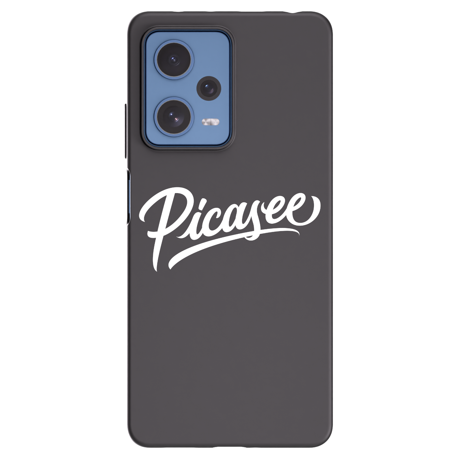 Picasee crna silikonska maskica za Xiaomi Redmi Note 12 Pro 5G - Picasee - old logo - white